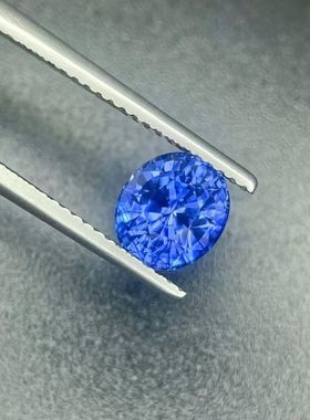 新货2.7克拉天然蓝宝石矢车菊GUILD认证精切工彩宝裸石明亮色调