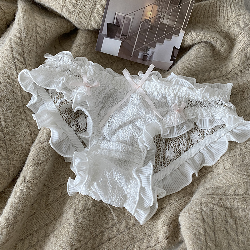 浪漫纯白~纯欲风洛丽塔日系内裤