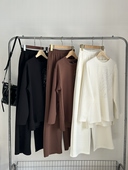 显瘦百搭烫钻卫衣阔腿裤 春秋薄款 两件套 极简老钱风运动套装 捡漏