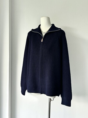 捡漏韩egg 中性cleanfit翻领针织开衫外套秋冬加厚宽松百搭毛衣