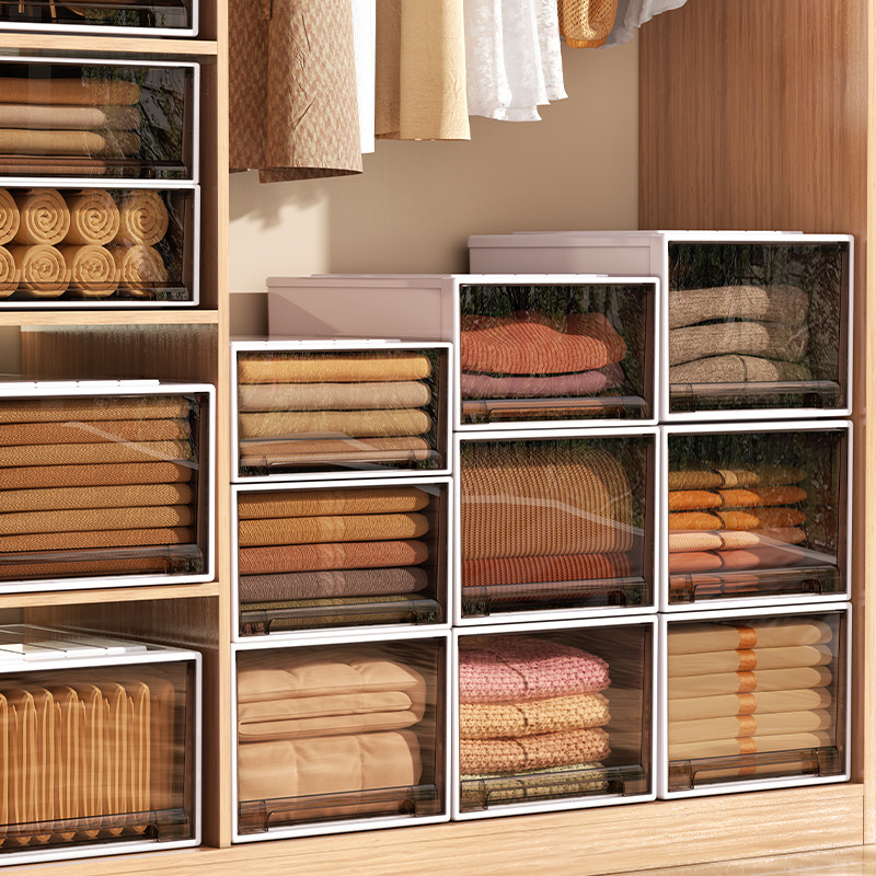 抽屉式收纳箱衣柜衣服储物箱家用收纳柜内衣收纳盒衣物整理储物箱,收纳整理,收纳箱,淘宝优惠券,粉丝福利购,淘宝优惠卷