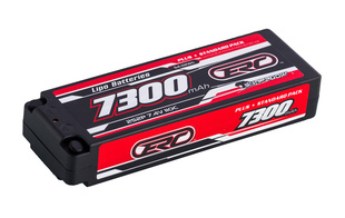 三圈霸道  ERC PLUS 7300mAh 7.4V 2S2P 110C 硬壳锂电池 4mm