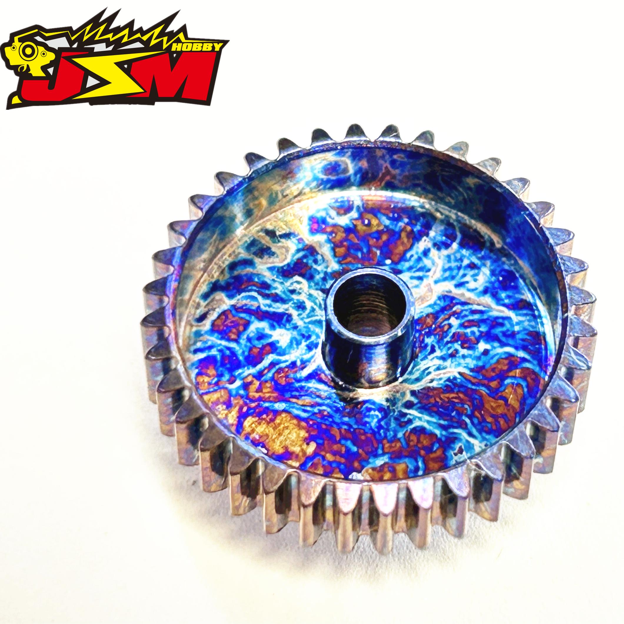 JSM HOBBY 限量版48P 3.17MM轴 钛合金15-40T马达齿 耐磨 精度高