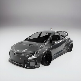 REVED DB-GRCC  COROLLA CUSCO 1/10漂移 电房 拉力透明车壳