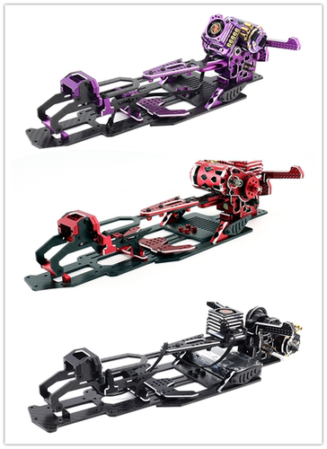 1/10漂移车架鲨鱼套件多种布局