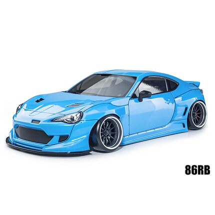 MST 86RB 1/10平跑漂移车用火箭兔丰田86透明宽体车壳套件 720019