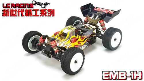 LC RACING 1/14新款彩印壳 EMB-1H遥控电动越野车防水无刷RTR包邮