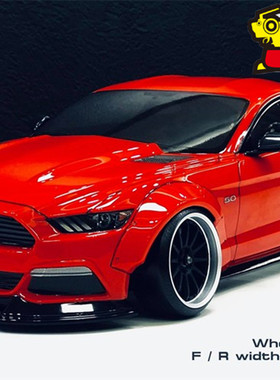MST LBMT 1/10平跑漂移车用 福特野马Mustang LB宽体车壳 720017