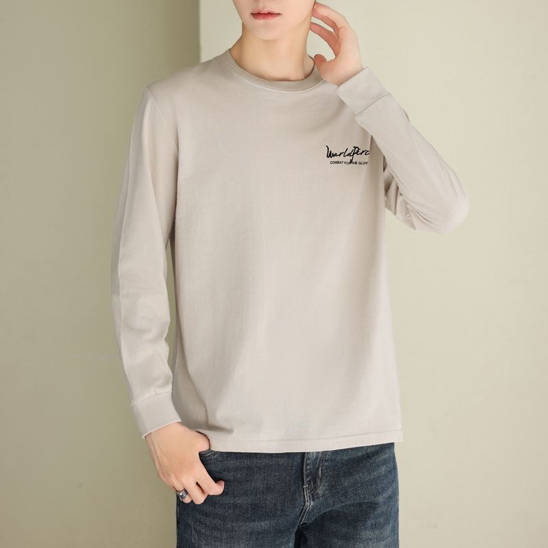 Baleno/班尼路厚款实体店同款秋季新款长袖打底衫外套T恤200克精