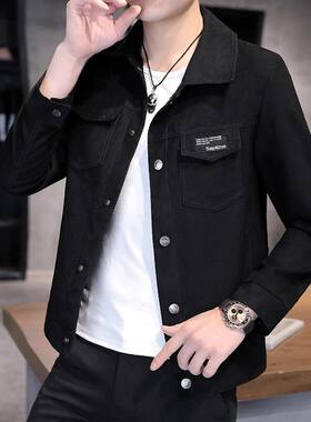 新款实体店同款男士夹克外套秋季衣服工装休闲男宽松2026新款男装