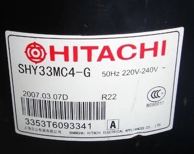 2匹空气能日立压缩机SHY33MC4-G SHX33S4-U SHW33TC4-U空调压缩机