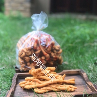 大冶金牛麻花湖北特产手工酥脆散装家乡味零食茶点450g包邮