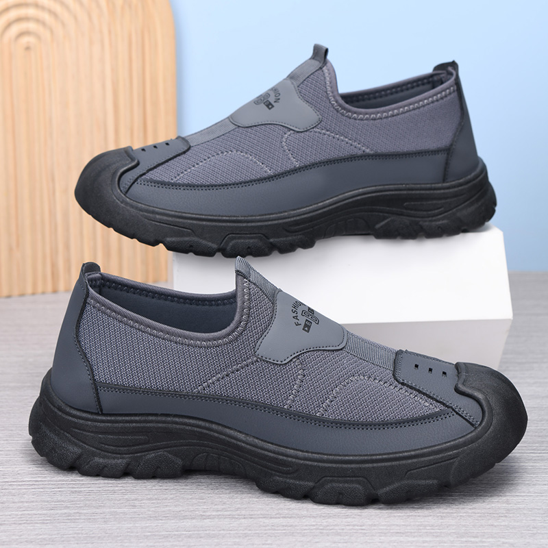 春秋老北京布鞋男新款软底休闲爸爸鞋防滑轻便运动鞋一脚蹬懒人鞋