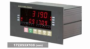 上海耀华电子秤仪表定量包装灌装配料系统称重控制器XK3190-C602