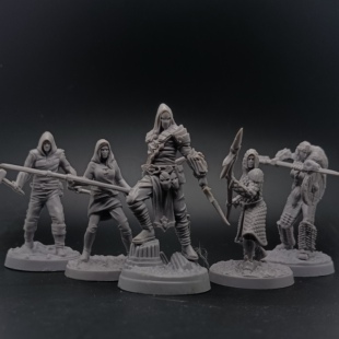 桌游模型人物战士克苏鲁魔幻暗黑神话奇幻魔法DND跑团龙与地下城