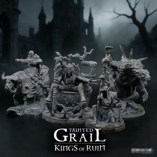 污痕圣杯2战棋克苏鲁魔幻暗黑神话奇幻魔法DND跑团龙与地下城模型