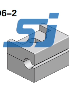 生久柜锁RG006-2连杆附件 PA导向件机箱机柜黑色配件