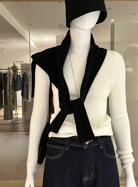 亲肤软糯圆领针织打底衫女秋冬内搭正肩修身弹力显瘦百搭长袖上衣