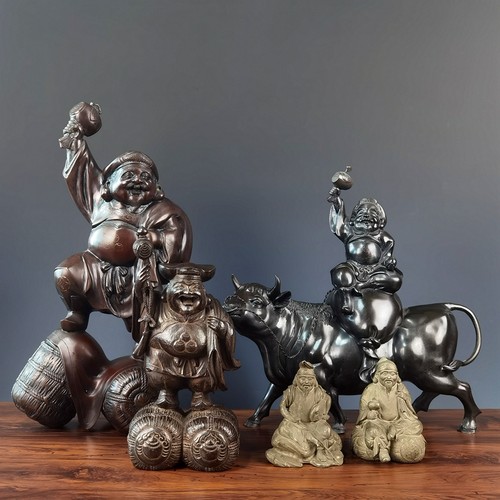 日本桌面摆件铜制复古