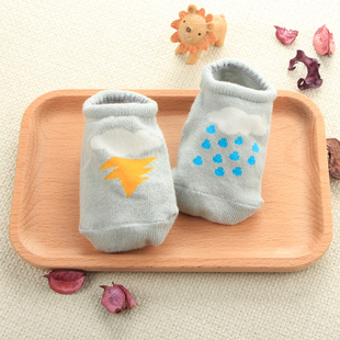 4岁点胶袜套 清仓春秋宝宝防滑地板袜婴儿袜子棉船袜儿童袜0