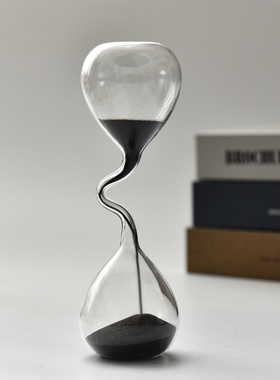 创意细颈艺术沙漏计时器个性家居摆件毕业季情人节圣诞节礼物