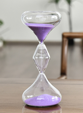 几何沙漏计时器现代风装饰毕