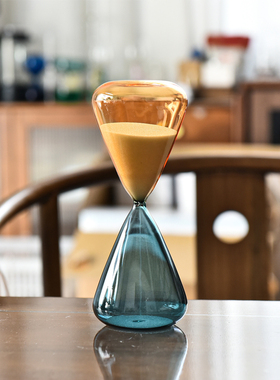 创意北欧风彩色玻璃沙漏
