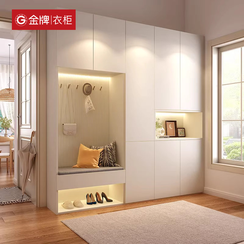 金牌衣柜家用鞋柜全屋定制图片