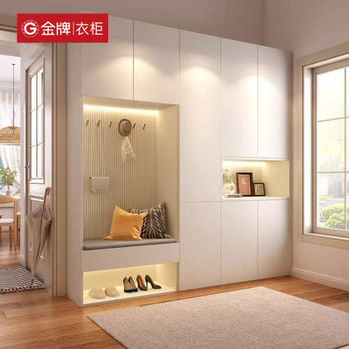 金牌衣柜家用鞋柜全屋定制
