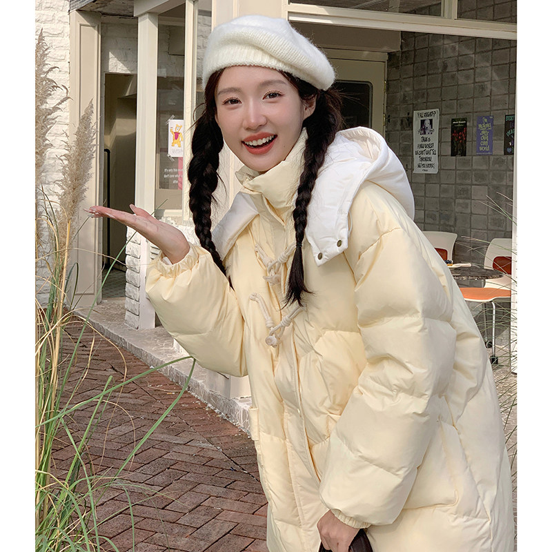 东京岁时记jk中长款冬季羽绒服女日系公主连帽学院风女士羽绒外套