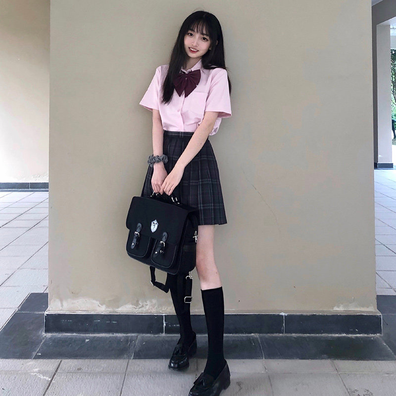 东京岁时记原创正版JK制服格裙日系校供百褶裙半身裙短裙女碳素笔_虎窝淘