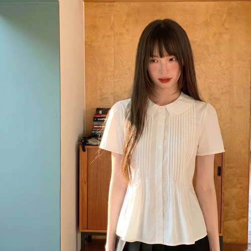 东京岁时记jk衬衫女款娃娃领上衣
