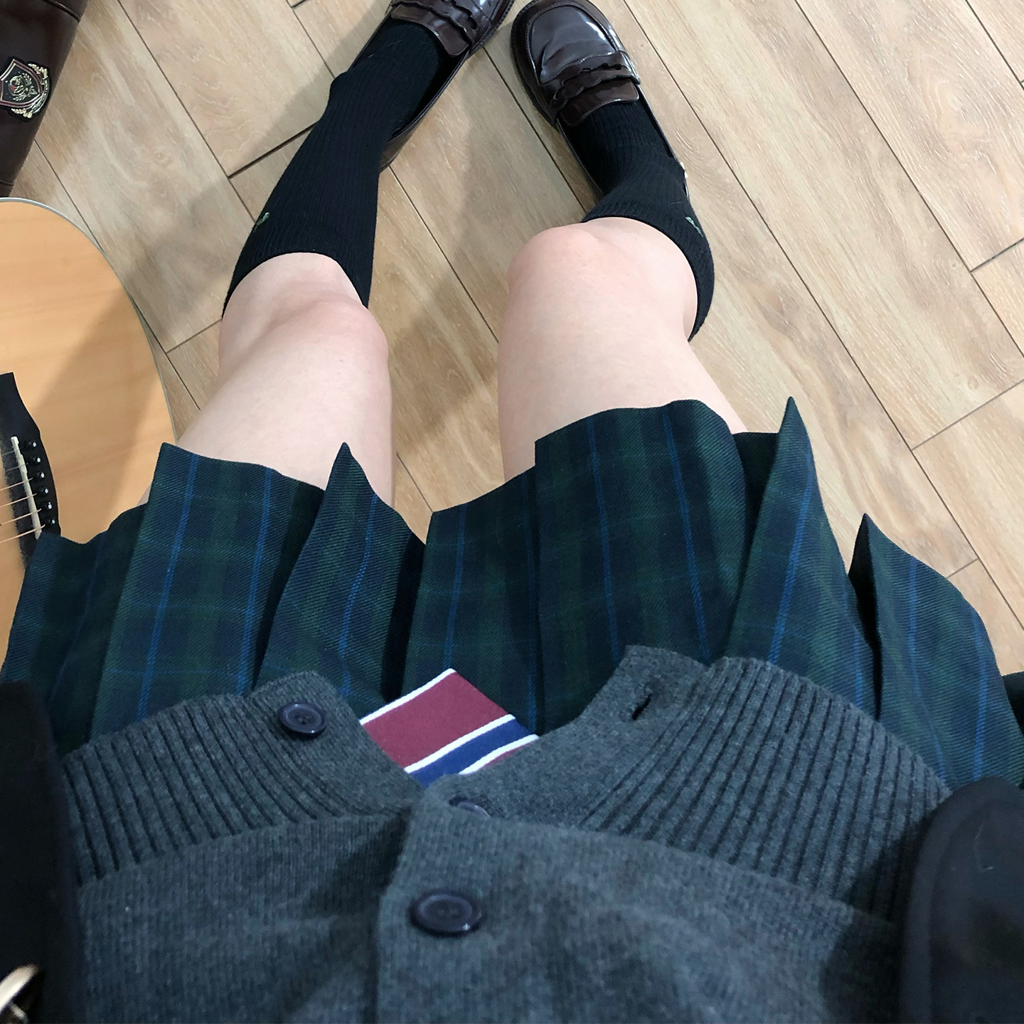 东京岁时记日系格裙小个子百褶裙