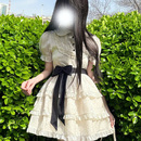 东京岁时记jk波点连衣裙女初夏裙子绝美漂亮公主蓬蓬裙小个子套装