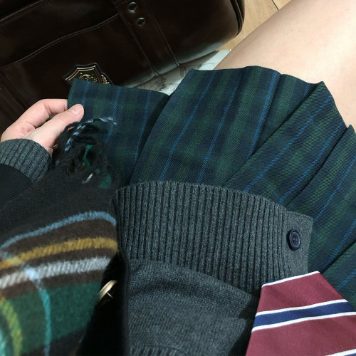 东京岁时记正版学院风jk格裙格林童话女秋高腰百褶裙日系制服短裙