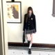 绀色JK制服西装 外套女秋冬叠穿日系学院风校供感西服东京岁时记jk
