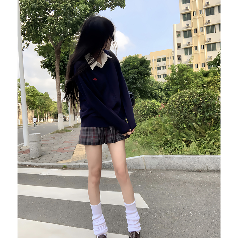 秋冬新款毛衣外套女东京岁时记jk
