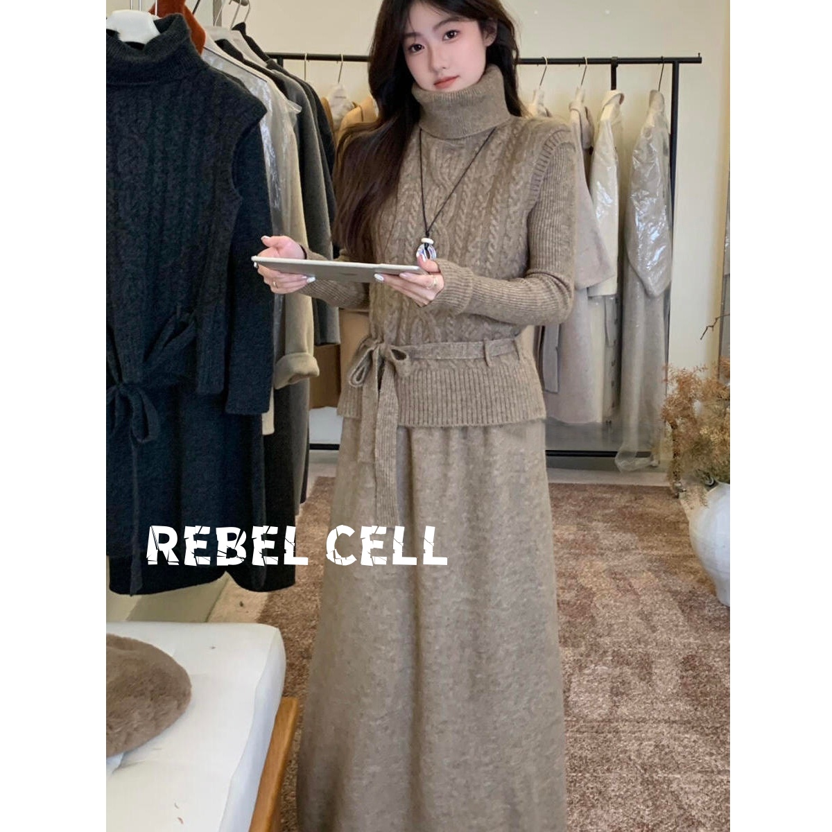 氛围感淑女气质套装裙秋