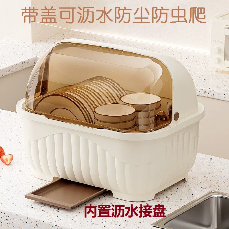 厨房桌面带排水槽碗筷沥水碗架
