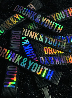 namecase#字母定制姓名条镭射字母钥匙扣手机挂绳支架DIY定制