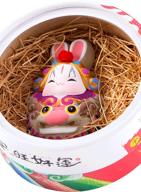 老北京特产泥塑兔儿爷中国风特色