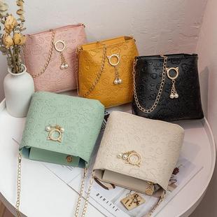 2023新款东南亚女包外贸ladies bags时尚珍珠吊坠链条单肩包