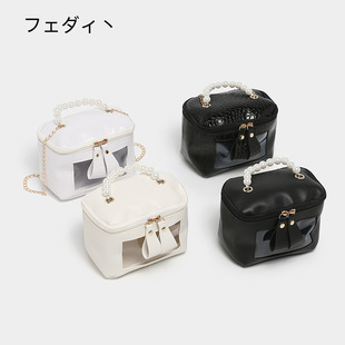 透明珍珠包2023women bags简约百搭手提包经典水桶包跨境包包