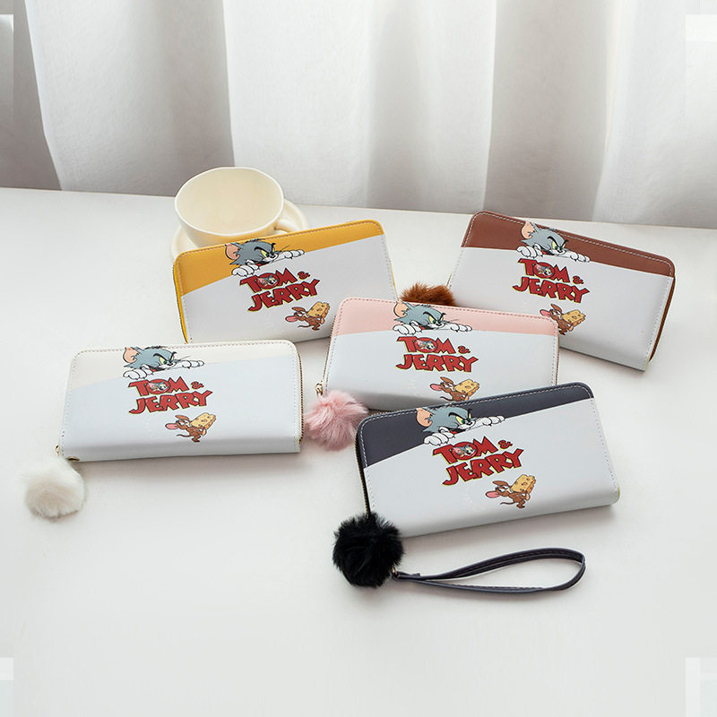 2024新款毛球女士钱包 Women's Wallet时尚卡通手拿包大容量卡包,运动包/户外包/配件,挎包/拎包/休闲包,淘宝优惠券,粉丝福利购,淘宝优惠卷