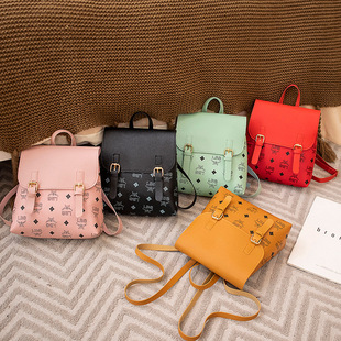 时尚印花小背包2023ladies Knapsack清新甜美双肩包外贸女包