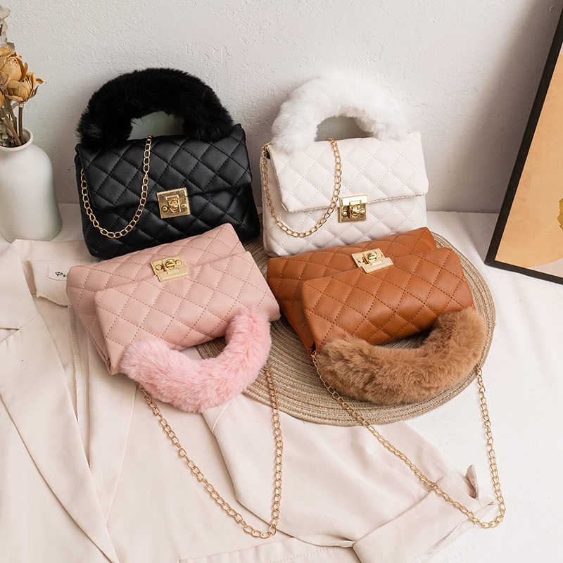 跨境小包包女bags菱格小方包2023新款女式小众手拎单肩斜挎包,运动包/户外包/配件,挎包/拎包/休闲包,淘宝优惠券,粉丝福利购,淘宝优惠卷