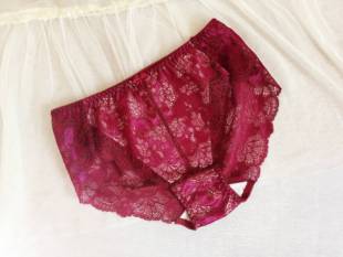 日单纯原华家全蕾丝立体花性感仙女三角内裤30元两条全店满68包邮