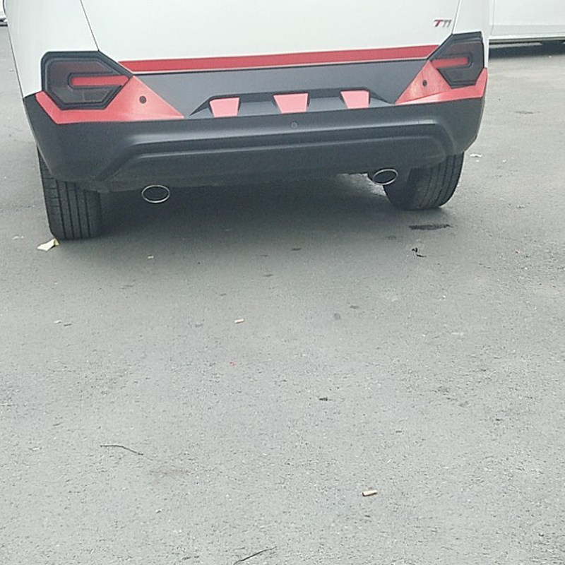 奔腾t77/t33尾喉不锈钢一出二排气管尾气罩烟管汽车装饰改装专用