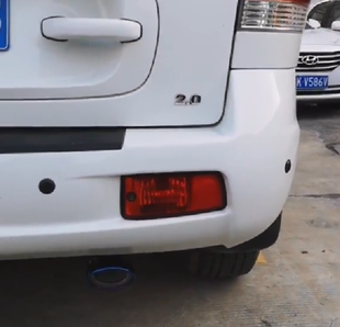 华泰圣达菲7特拉卡尾喉不锈钢排气管尾气罩烟管装饰改装专用配件