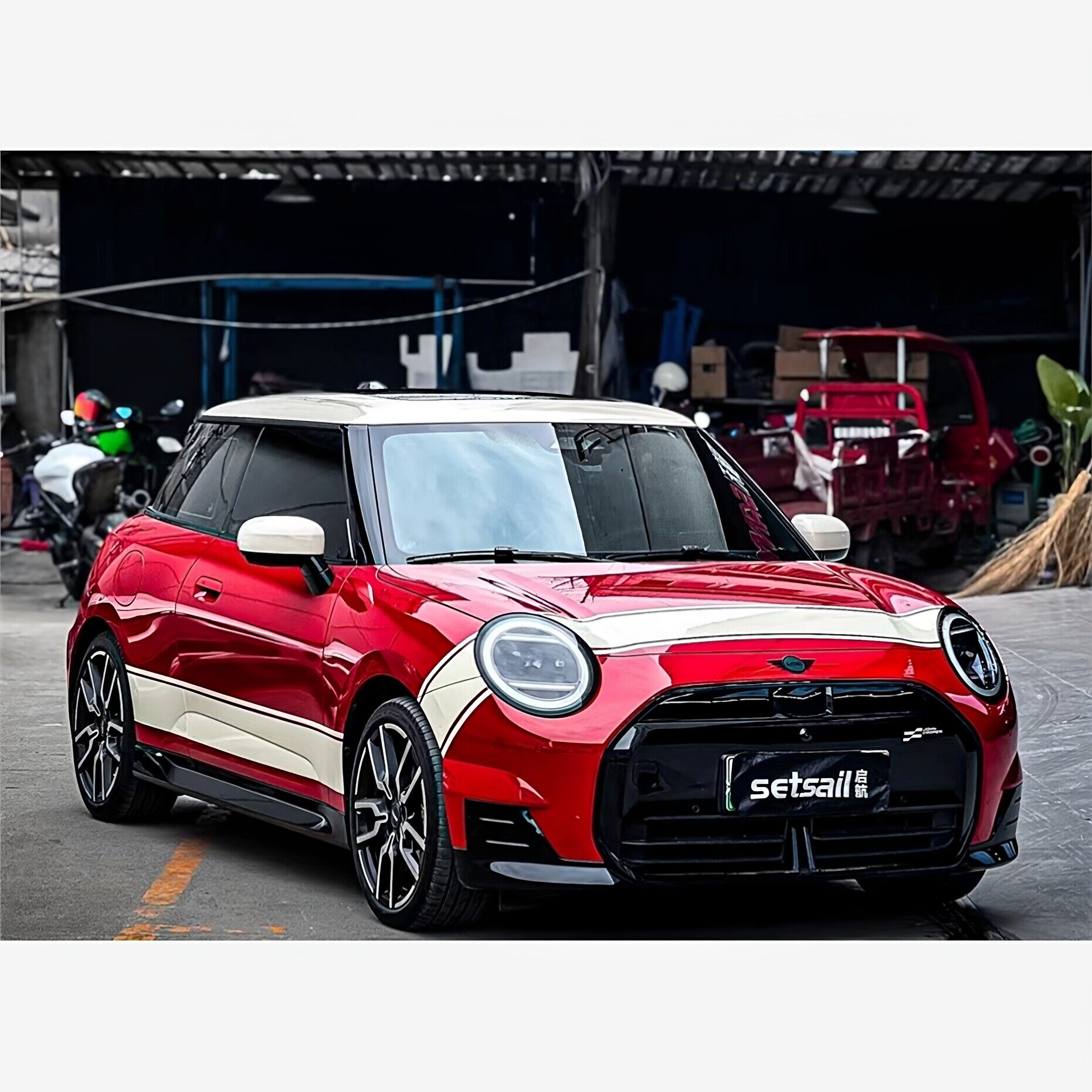 BMWMINI F54车贴拉花F55COOPER F56 1959个性改装贴纸countryman